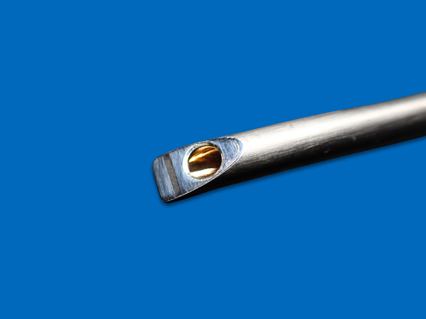 Pre-Fibered Tube, 4mm, 70° Cysto. Window/Negative Pre-Installed (ACMI GOLD)