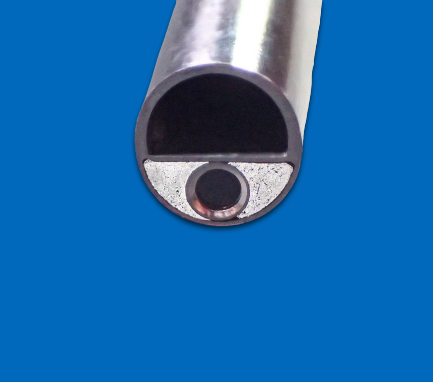 Tubo prefibrado, histeroscopio Hologic Myosure 40-200, ventana/negativo preinstalado